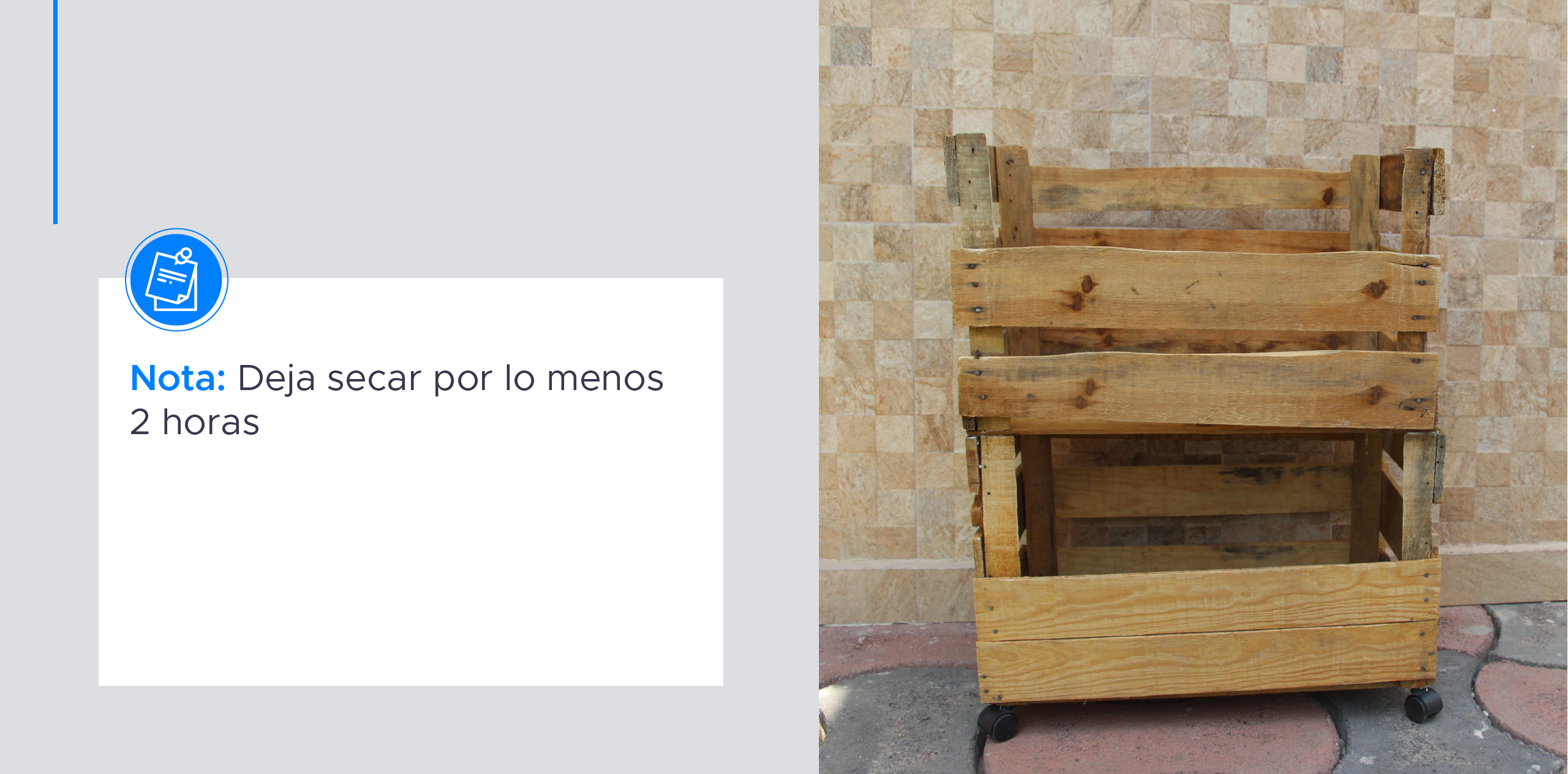 ¡Haz un frutero con huacales de madera! En KeObra te mostramos cómo hacer tus propios muebles con huacales paso a paso.